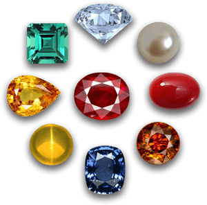 Astrological Gemstones Circle PNG with transparent background