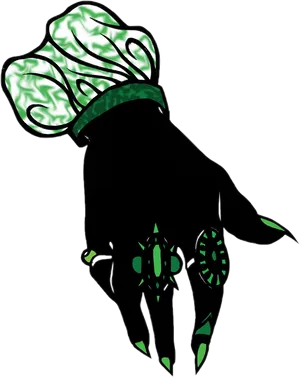 Astrological Pisces Hand Symbol PNG Image