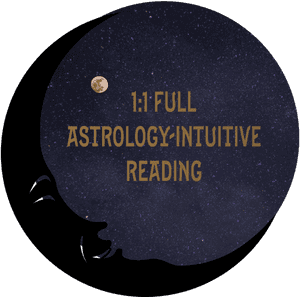 Astrology Intuitive Reading Advertisement PNG with transparent background