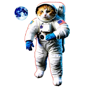 Astronaut Cat Png Fst PNG Image