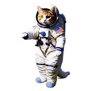 Astronaut Cat Png Goc PNG Image