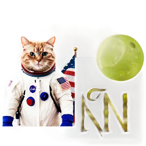 Astronaut Cat Png Rrw78 PNG Image