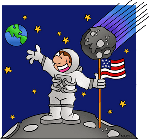 Free Outer Space Clip Art By Phillip Martin, Asteroids - Go To Space Clipart, HD Png Download PNG image with transparent background