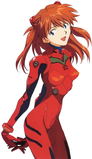 Asuka Langley Soryu Evangelion Pilot PNG Image