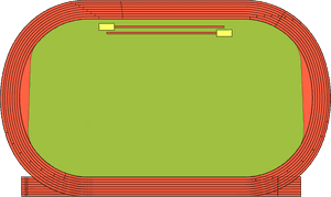 Track And Field - Track And Field Track Layout, HD Png Download PNG image with transparent background