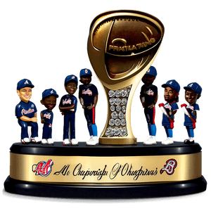 Atlanta Braves Championship Trophy PNG 05212024 PNG image with transparent background