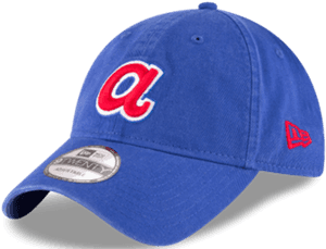 Atlanta Braves Mlb New Era 9twenty Core Classic Adjustable - Blue Jays Dad Hat PNG image with transparent background