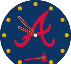 Atlanta Braves Watch Face Preview - Circle, HD Png Download PNG image with transparent background