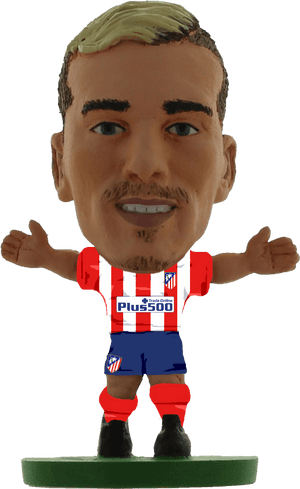 Atletico Madrid Footballer Bobblehead PNG image with transparent background