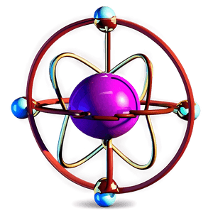 Atomic Structure Model PNG wxe PNG image with transparent background