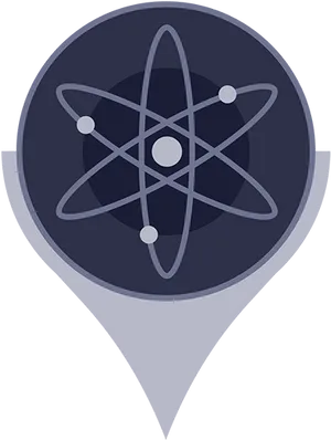 Atomic Symbol Location Icon PNG Image