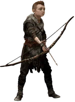 Atreus Archer Ready Godof War PNG Image