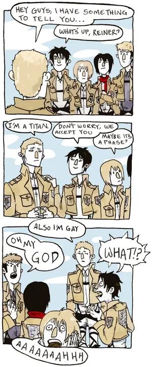 Attackon Titan Comic Revelation PNG Image