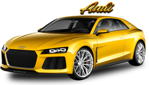 Audi Png Pic - Sport Car Yellow Png, Transparent Png PNG image with transparent background