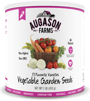 Augason Farms® Vegetable Garden Seeds Can - Vegetables Garden Seeds, HD Png Download PNG image with transparent background