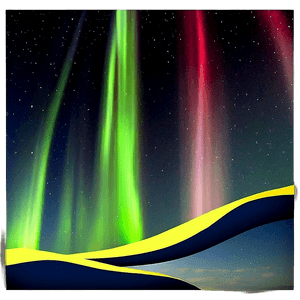 Aurora Borealis Landscape PNG 06242024 PNG with transparent background