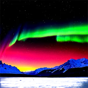 Aurora Borealis Landscape Png 29 PNG Image