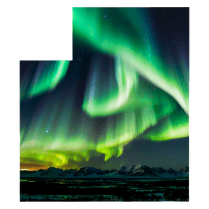 Aurora Borealis Night View PNG 21 PNG with transparent background