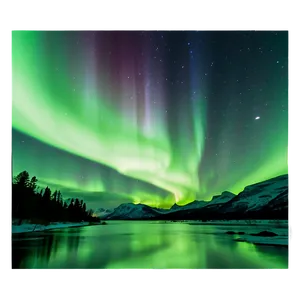 Aurora Borealis Night View Png 65 PNG Image