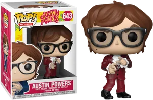 Austin Powers Funko Pop Figure643 PNG Image