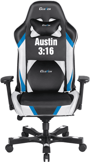 Austin316 Gaming Chair Clutch Brand PNG with transparent background