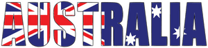 Australia Transparent Word - Australia Flag In Words, HD Png Download PNG with transparent background