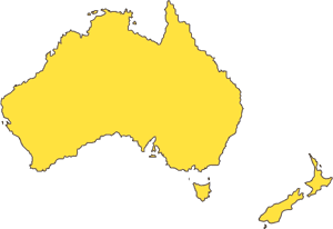 Australia Map Png File - Map Of Australia New Zealand And Png, Transparent Png PNG with transparent background