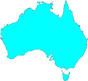 Australia Map Outline Vector - Map Of Australia Transparent, HD Png Download PNG with transparent background
