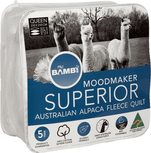 Australian Alpaca Fleece Quilt Packaging PNG