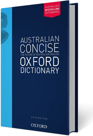 Australian Concise Oxford Dictionary Cover PNG image with transparent background