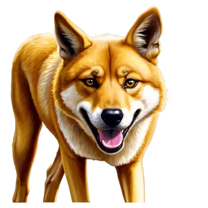 Australian Dingo Drawing Png Oud84 PNG Image