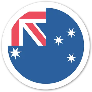 Australian Flag Graphic Design PNG Image