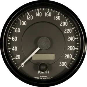 Australian Speedometer Reading0 K M H PNG Image