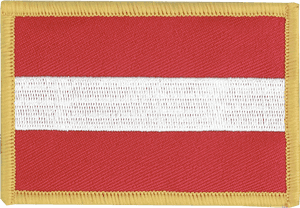 Austria Flag Patch - Stitch, HD Png Download PNG image with transparent background