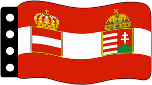 Austria-hungary War Flag - Austria Hungary Flag 1914, HD Png Download PNG image with transparent background