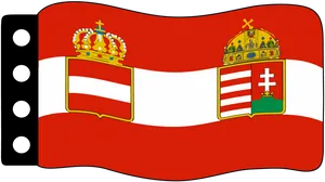 Austrian Flagwith Coatof Arms PNG Image