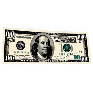 Authentic 100 Dollar Bill Png 05242024 PNG Image