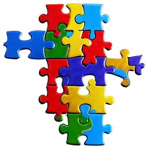 Autism Puzzle Piece And Stars Png Kcl PNG Image