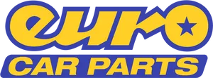 Auto Parts Logo Yellow Blue Star PNG Image