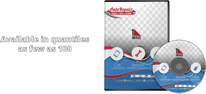 Auto Repair D V D Packaging Mockup PNG image with transparent background