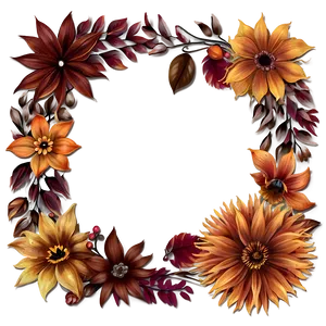 Autumn Blooms Png 06272024 PNG Image