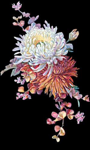 Transparent Falling Flowers Png - Fall Flowers Png, Png Download PNG with transparent background