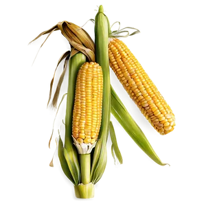 Autumn Corn Stalk Png Jso PNG Image