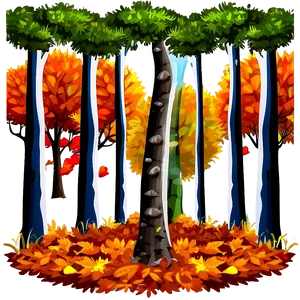 Autumn Forest Scenery Landscape Png 06232024 PNG Image