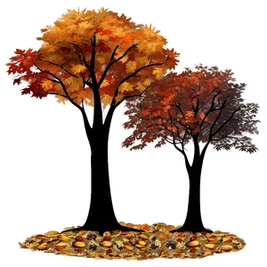 Autumn Forest Scenery Landscape Png Ciw PNG Image