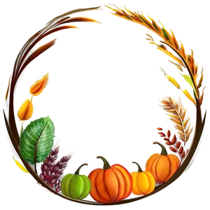 Autumn Harvest Illustration Png 24 PNG Image