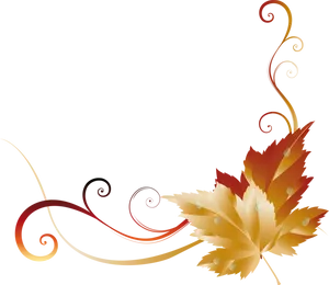 Autumn_ Leaf_ Border_ Design.png PNG Image