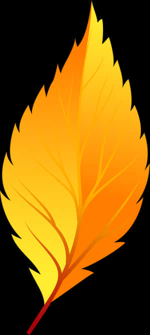Yellow Autumn Leaf Png Clip Art - Fall Leaf Png Clipart, Transparent Png PNG image with transparent background