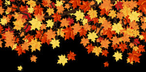 Autumn_ Leaves_ Background PNG image with transparent background