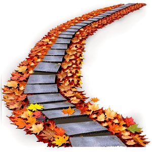 Autumn Leaves Path Png 06202024 PNG Image